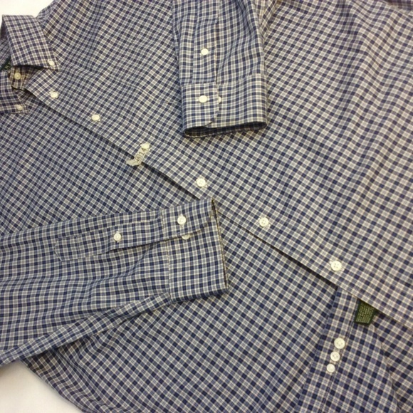 Men's Ralph Lauren Non-Iron Long Sleeve Shirt 17.5 - Picture 3 of 6